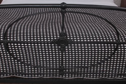 fig 2. Very nice Irish 5Ft all iron bed
