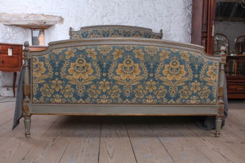 fig 1. All original French king size upholstered with gilded details