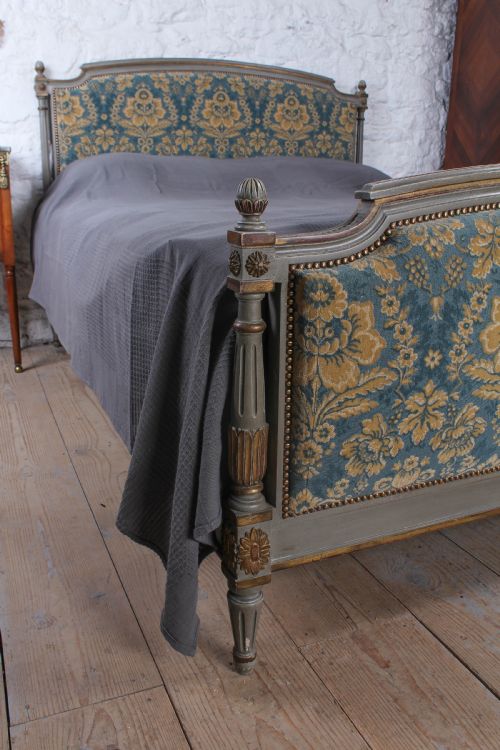 fig 3. All original French king size upholstered with gilded details
