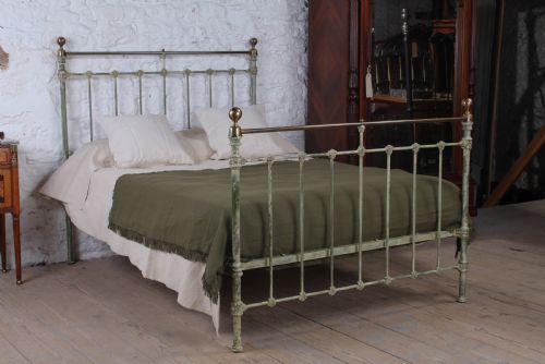 Classic Victorian Brass and Iron Double Bed