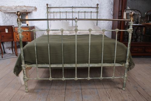 fig 2. Classic Victorian brass and iron double bed