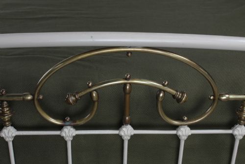 fig 1. Most attractive French iron and brass king size bed