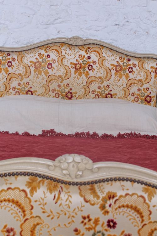 fig 3. All original French Louis XV style double bed