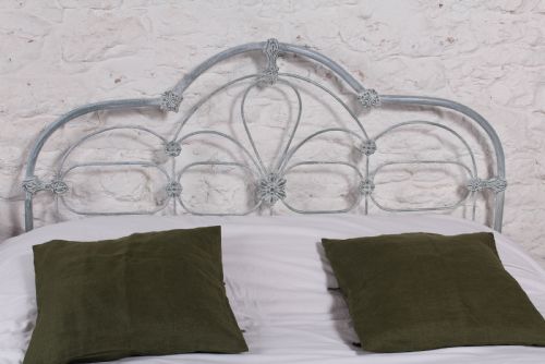 fig 1. Early Victorian all iron 5ft king size bedstead