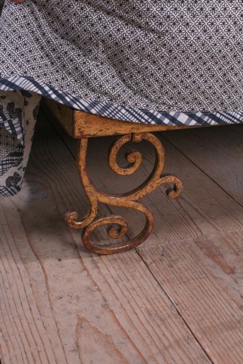 fig 2. Beautiful Italian forged iron 6Ft super king  size bedstead