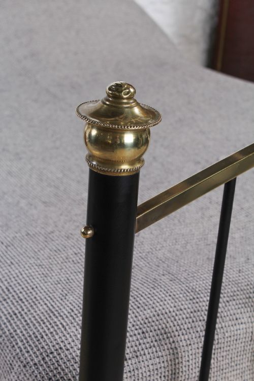 fig 2. Very Individual Edwardian brass and iron double bed