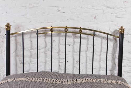 fig 3. Very Individual Edwardian brass and iron double bed