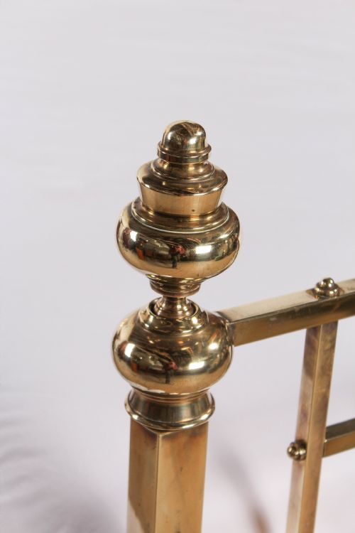 fig 1. Fabulous quality Victorian king size all brass bed