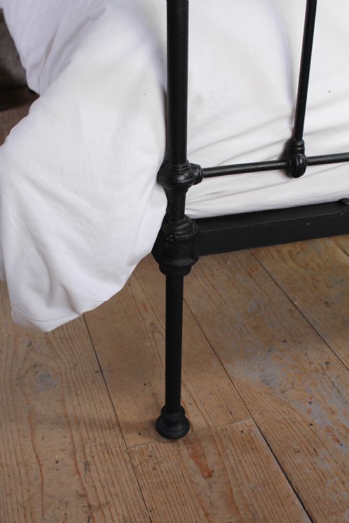 fig 3. Classic Victorian double brass and iron bedstead