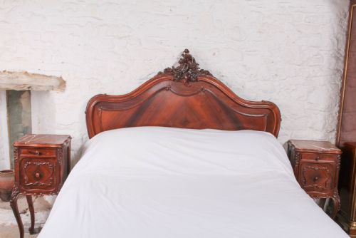 fig 2. Handsome king size Louis XV style bed