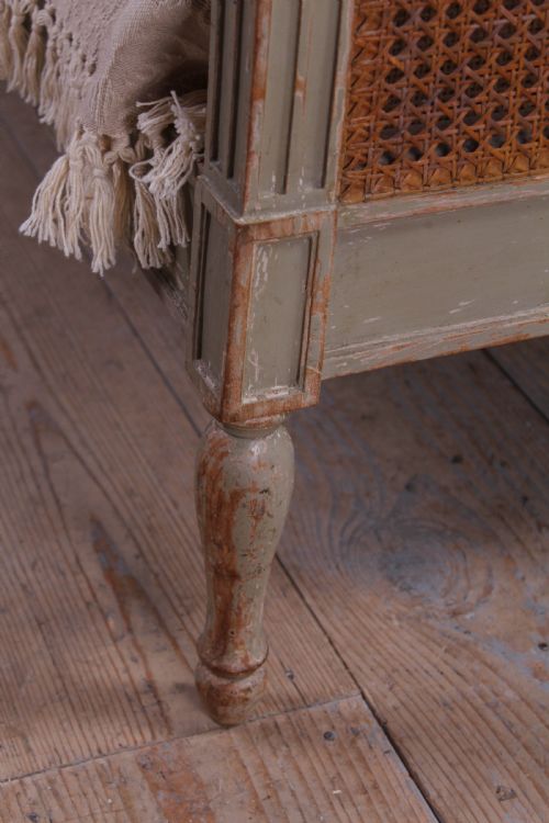 fig 2. Very nice French single caned bed