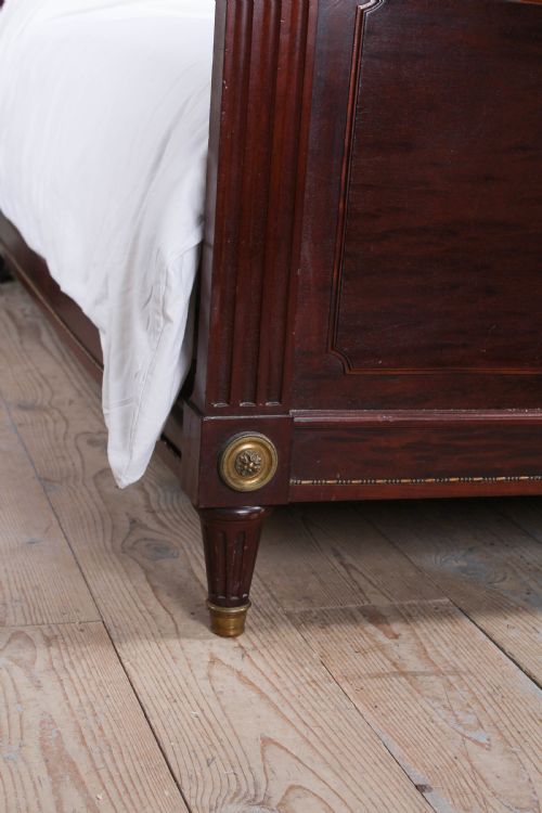 fig 4. Handsome French mahogany king size bed
