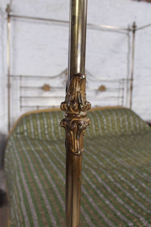 fig 4. Winfield all brass four poster king size bed 