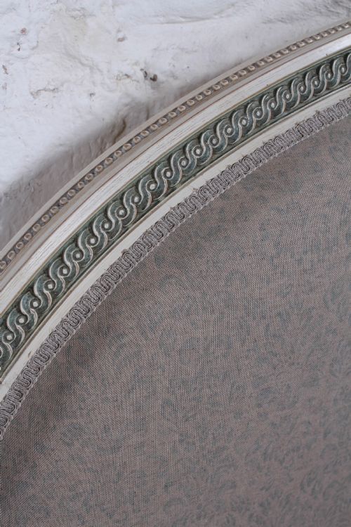 fig 2. Newly upholstered French low end king size bed