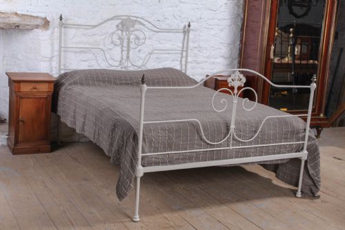 Pretty Portuguese Forged Iron King Size Bed