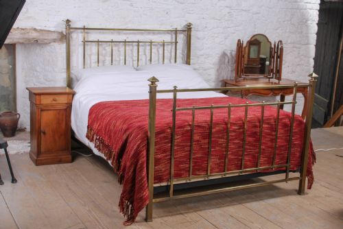 Lovely Quality Edwardian All Brass Kings Size Bed