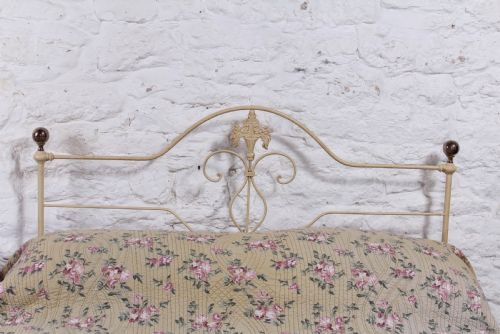 fig 1. Pretty Portuguese forged iron no end double bed 