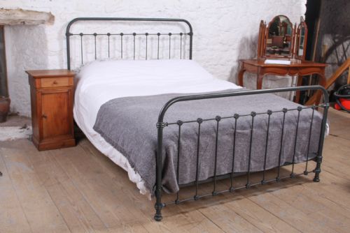 Lovely Simple French Iron King Size Bed
