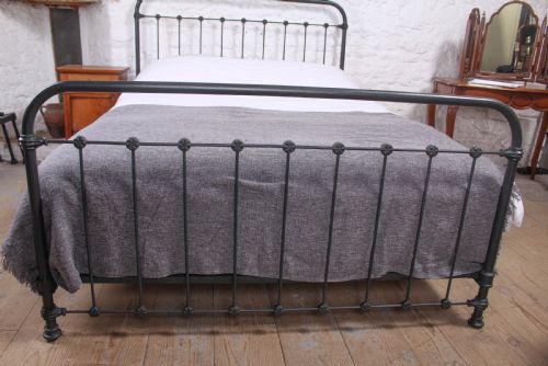 fig 1. Lovely simple French iron king size bed