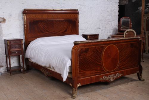 Handsome Empire Style Mahogany Kind Size Bed