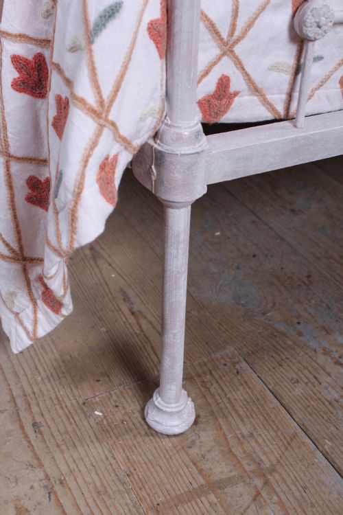 fig 2. Lovely early Victorian iron and brass king size bed