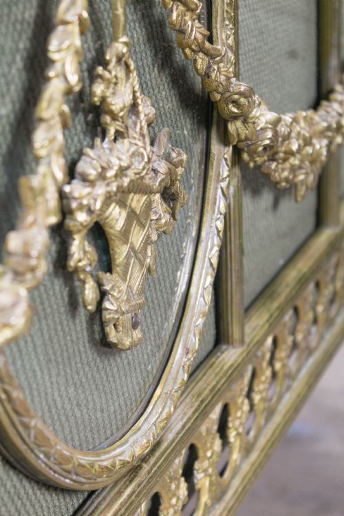 fig 2. Very pretty individual French double brass bed