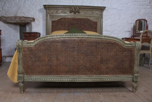 fig 1. Magnificent French caned king size marriage bed