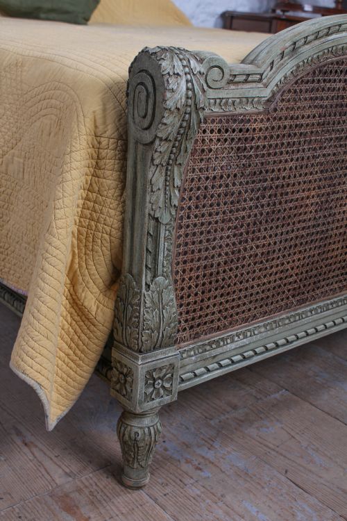 fig 2. Magnificent French caned king size marriage bed