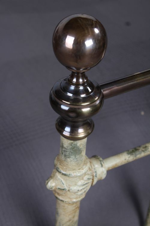 fig 2. Lovely individual Victorian brass and iron king size bed