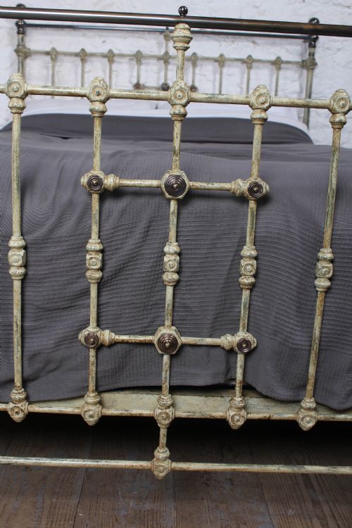 fig 3. Lovely individual Victorian brass and iron king size bed