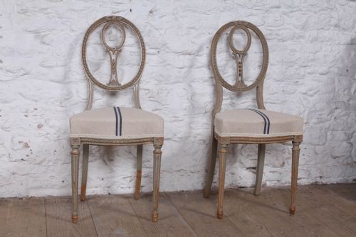 Very Pretty Pair of Newly Upholstered French Chairs