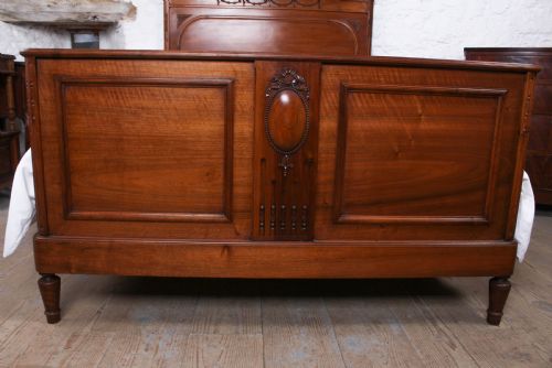 fig 1. Attractive French solid cherry double bed