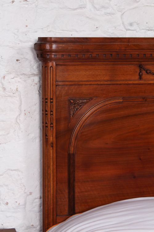 fig 2. Attractive French solid cherry double bed
