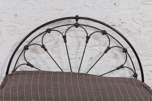 fig 1. Very original early Victorian Winfield iron double bed