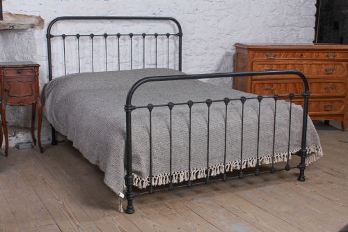Lovely Fashionably Simple French King Size All Iron Bed