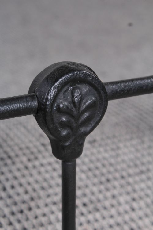 fig 2. Lovely fashionably simple French king size all iron bed