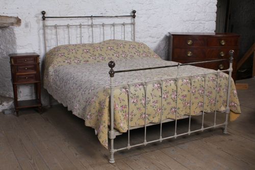 Classic French King Size Brass and Iron Bed