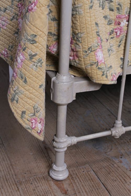 fig 2. Classic French king size brass and iron bed