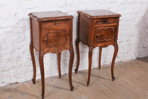 Harlequin Pair of Louis Xv Style Bedsides
