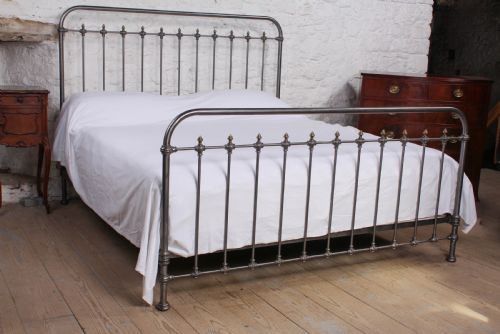 Fabulous French 6ft Super King Size Burnished and Brass Bed