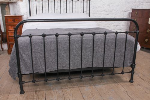 fig 2. Simple fashionable French iron king size bed