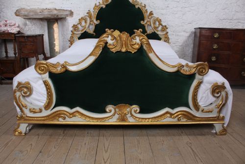 fig 1. Spectacular Italian Rococco style super king size bed