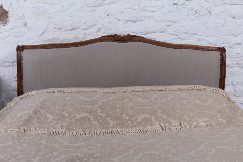 fig 2. Newly upholstered King size French lit bateau style 