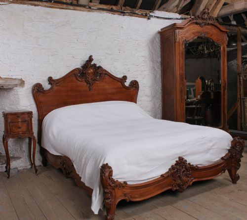 Spectacular Louis Xv Style King Size Bedroom Suite by Mercier
