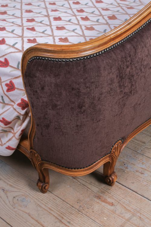 fig 2. Louis XVI style super king size upholstered bed