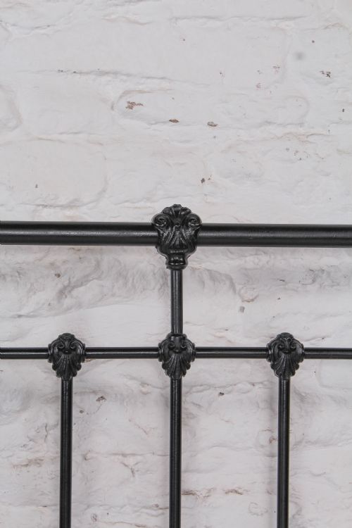 fig 2. Fashionably simple French all iron king size bed