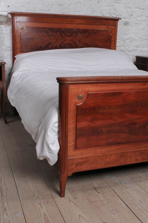 fig 2. Empire style flame mahogany king size bed