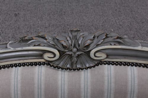 fig 2. Beautiful newly upholstered Louis XVI style French king size bed