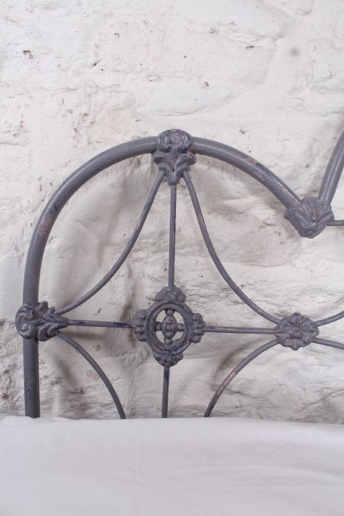 fig 2. Lovely all iron no end double bed