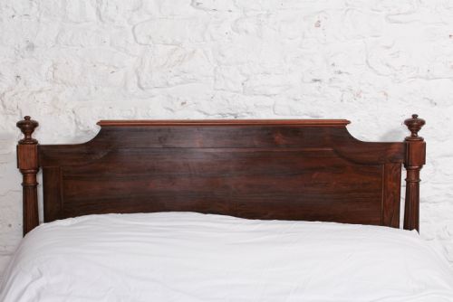 fig 2. Attractive simple French rosewood double bed